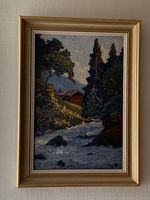 Tableau rivière de montagne 