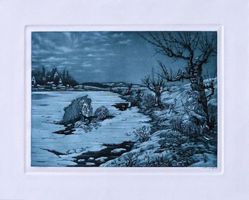Hans Eggimann (1872-1929) Maler - Original-Radierung