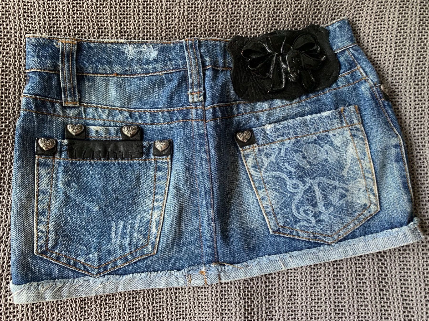 Philipp Plein Gonne: Philipp Plein Jeansjupe Gr. XS – Nuovo (secondo la descrizione) da Waltenschwil venduto da pipapo71 3