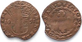 SAVOIA 2 1/2 Soldi 1691 VITTORIO AMEDEO II mistura BB+