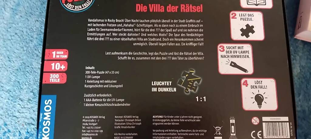 Puzzles: drei ??? Rätselpuzzle – D'occasion à Veltheim AG par Andreavonder 1