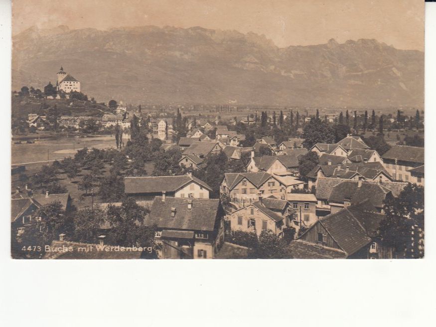 Ansichtskarten: Buchs ca. 1925 – Gebraucht aus Bürglen TG von StampGraf