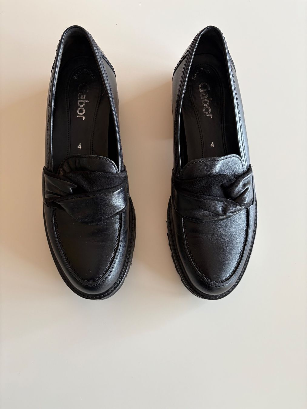 Gabor Damenschuhe: Gabor Leder Loafer schwarz Gr. 4 – Neu (gemäss Beschreibung) aus Weggis von Viva80 1
