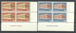 1969, Europa, Viererblöcke **