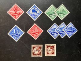 Sammelmarken "Nussgold" der Firma Gattiker & Cie, Rapperswil
