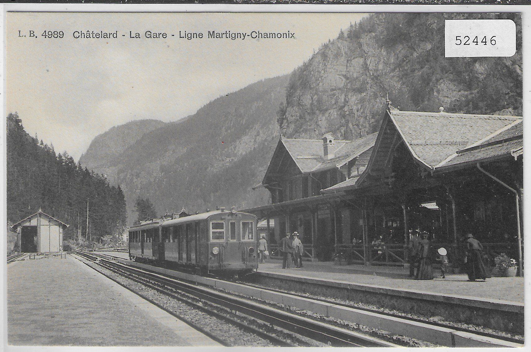 Ansichtskarten: Chatelard - La Gare - Ligne Martigny-Chamonix – Gebraucht aus Ettingen von Kartenplanet
