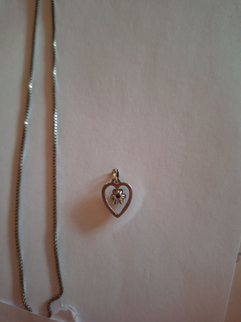 Catenine: chaine argent 925 et pendentif 800 – Nuovo (secondo la descrizione) da Genève venduto da Cristin1 5