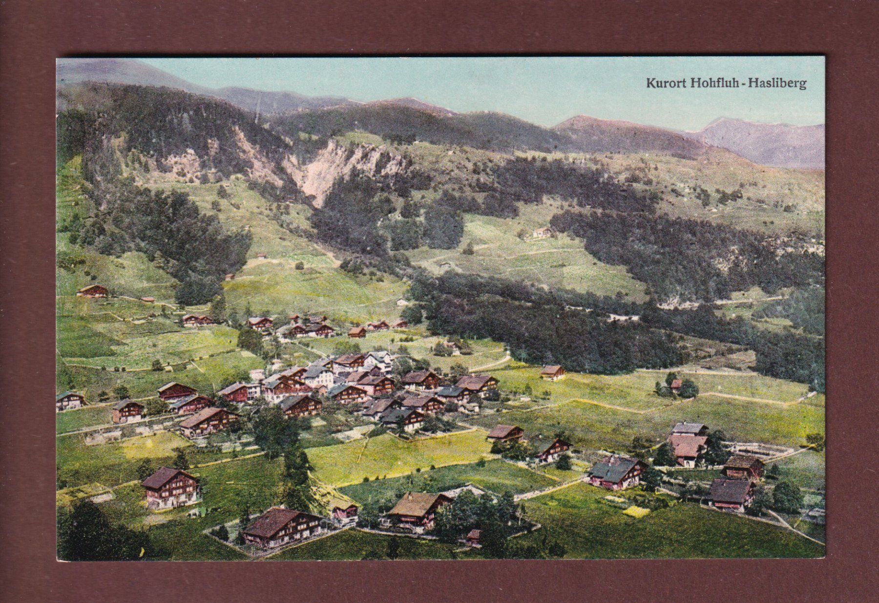 Cartoline postali: Kurort HOHFLUH-HASLIBERG – Usato da Pully venduto da nicecards-shop