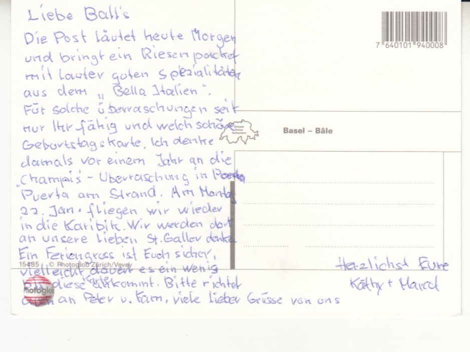 Cartes postales: Basel ca. 2000 – D'occasion à Bürglen TG par StampGraf 1