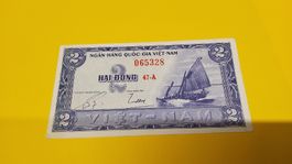 Seltene 2 Dong Note aus Vietnam, NEU