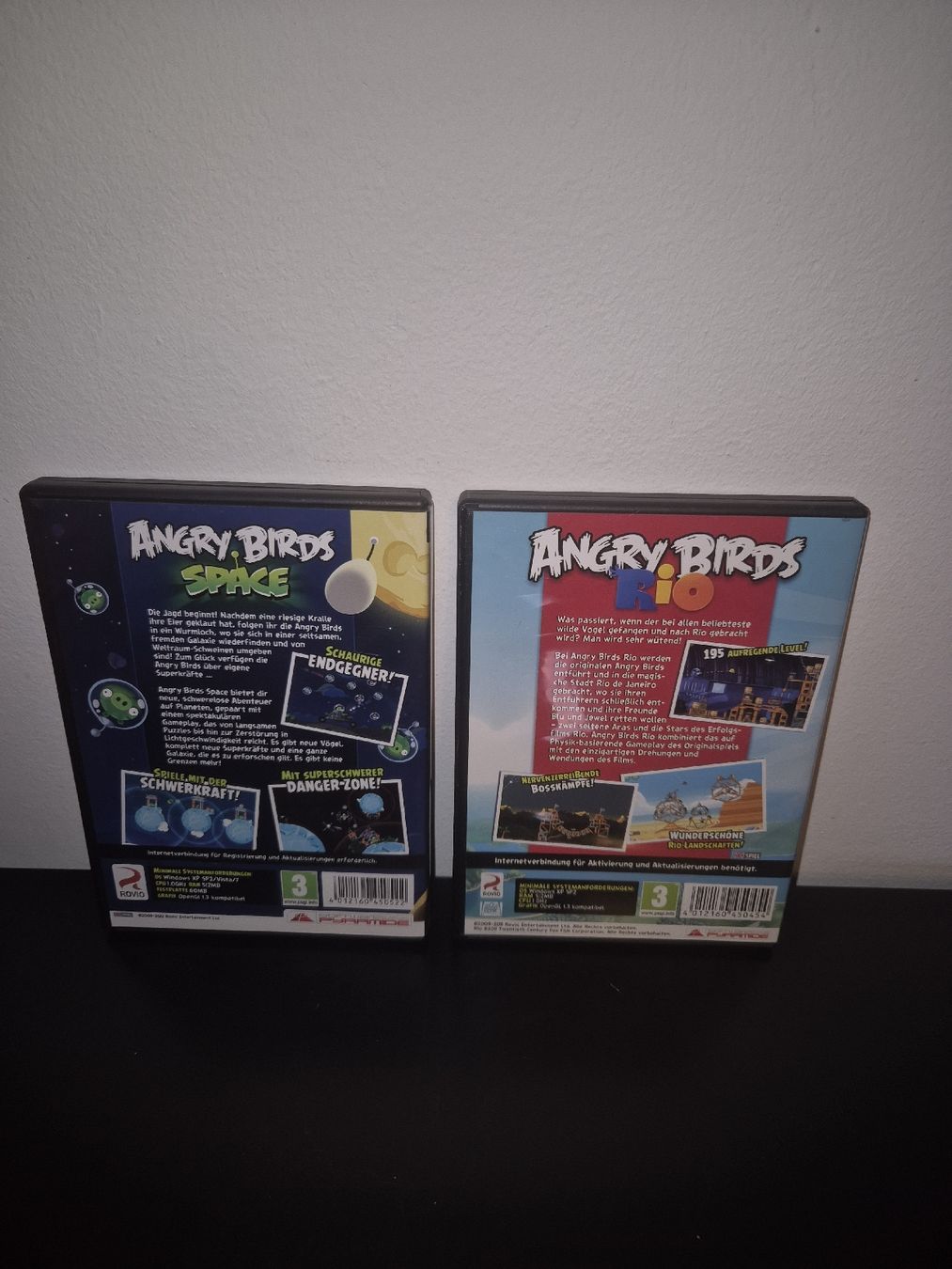 Angry Birds Space und Angry Birds Rio PC CD-ROM (Gebraucht) in Biberist ...