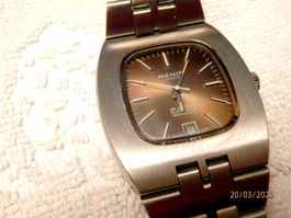 Renis Geneve, Automatic, 25 Jewels, 36 x 42mm, Stahlband19cm