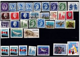 Briefmarken 35x Kanada