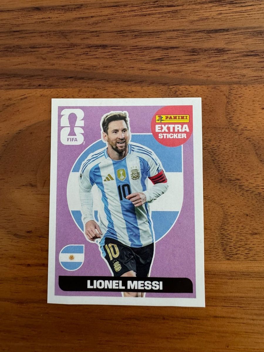 Panini Carte collezionabili: Panini Extra Sticker - Lionel Messi – Nuovo (secondo la descrizione) da Wald ZH venduto da Slaste