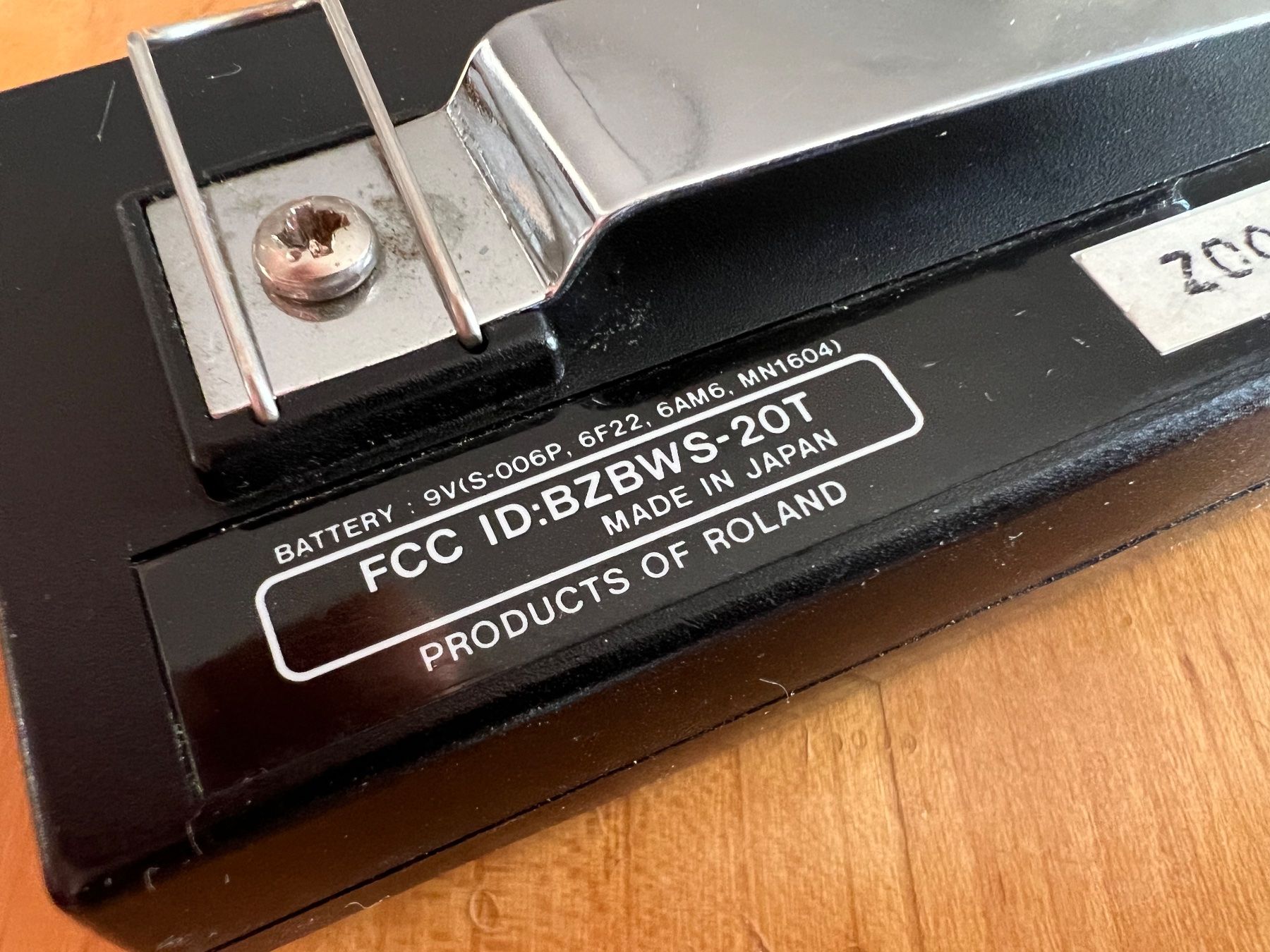 Roland Musikinstrumente: Boss Japan WS-20 Instrument Wireless System from 1990 – Gebraucht aus Giubiasco von telecaster0041 2