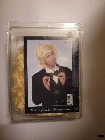 Perücke Blond Lockig für Fasnacht