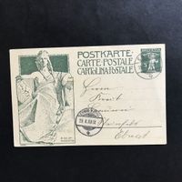 Tellbueb -Postkarte gest EBNAT-KAPPEL 29.X.09
