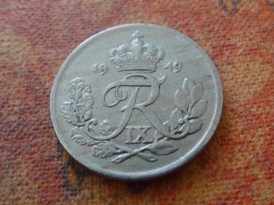 Toutes les monnaies: DANEMARK  10  Ore  1949 – D'occasion à Romanel-sur-Lausanne par Swift13