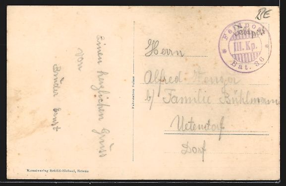 Cartoline postali: AK Habkern, Teilansicht mit Bäumen – Usato da Berlin venduto da bartko-reher 1