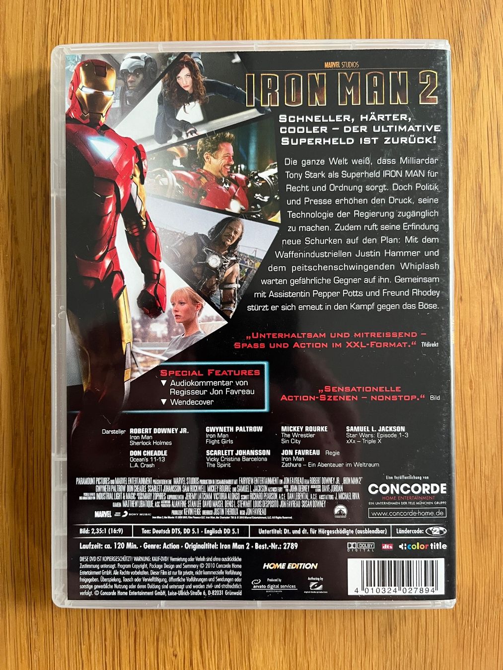 Tous les DVDs: Iron Man 2 – D'occasion à Appenzell par Anchara 1