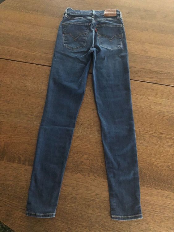 LEVIS Mile High Super Skinny Jeans W27 L30 Dark Blue 3
