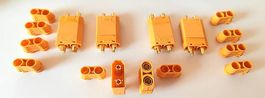 Ich verkaufe 5 * XT90H Stecker und 5 * XT90H Kupplungen