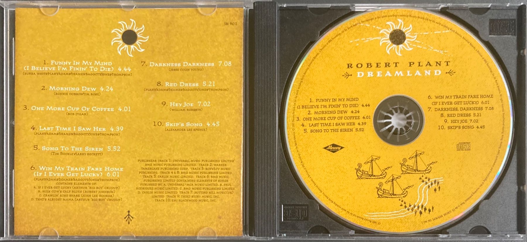 CD: LED ZEPPELIN / ROBERT PLANT - DREAMLAND – Usato da Poliez-Pittet venduto da Newtown-Records 2