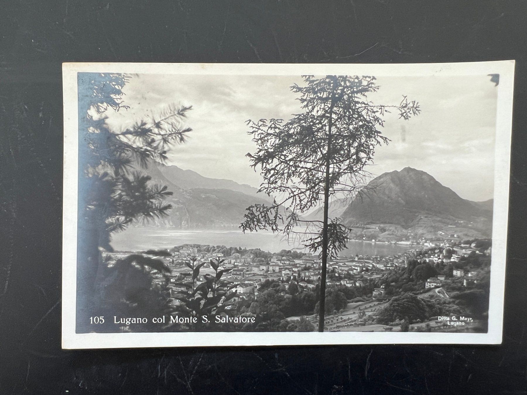 Ansichtskarten: AK  1926 Lugano     (G540) – Gebraucht aus Hinwil von Sidi4