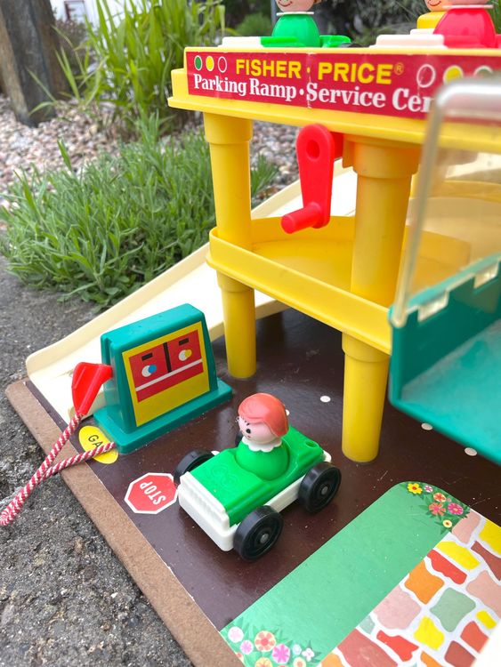 Ancien Garage Fisher-Price Toys – Années 70 – Réf 930 – Jeu D’imitation