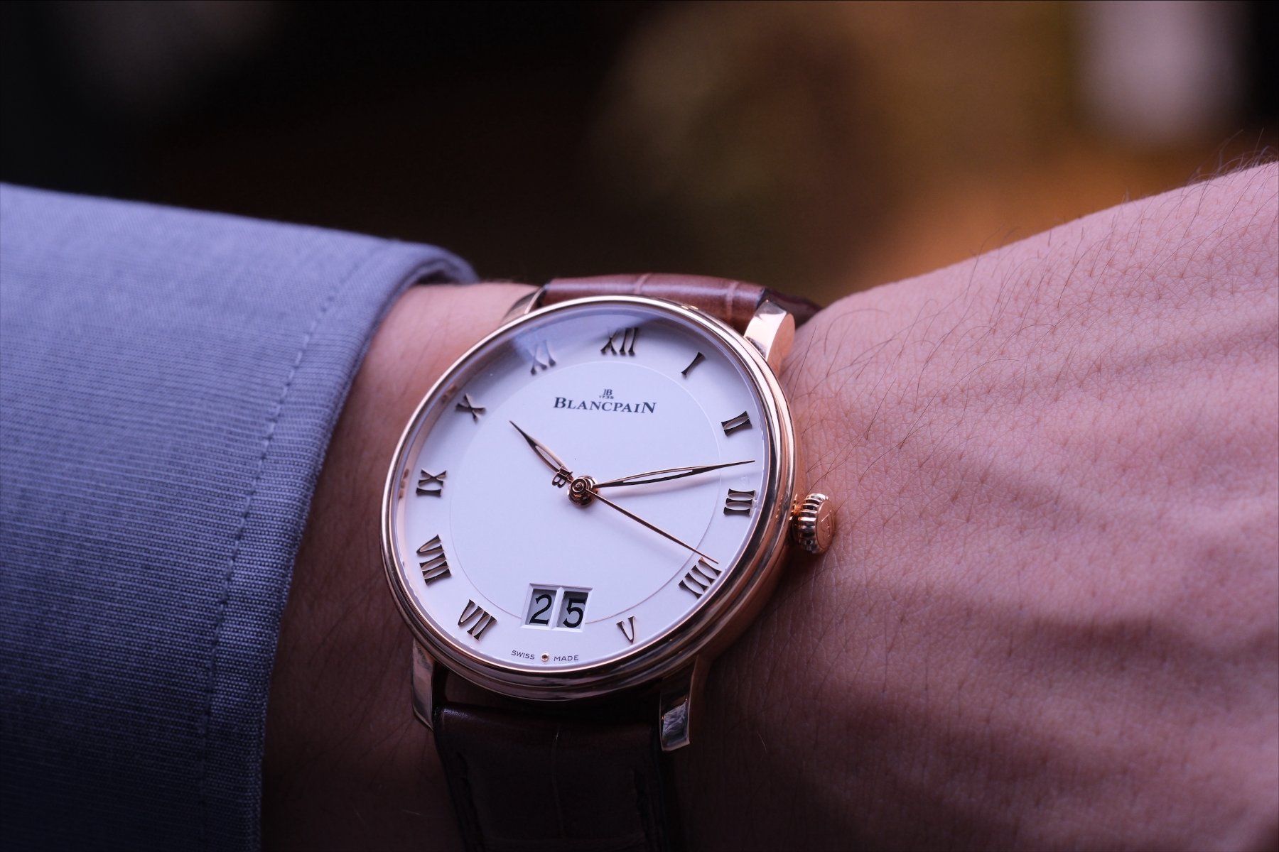 Blancpain Orologi: BLANCPAIN "VILLERET" – Nuovo e nell'imballaggio originale da Zermatt venduto da Schindler_Zermatt 1