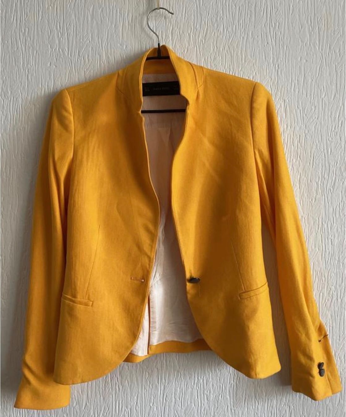 Zara Giacche: ZARA BASIC S M  28/NP65CHF Blazer Jacke Viscose Pe Gelb – Nuovo (secondo la descrizione) da Kölliken venduto da Prscoo 8