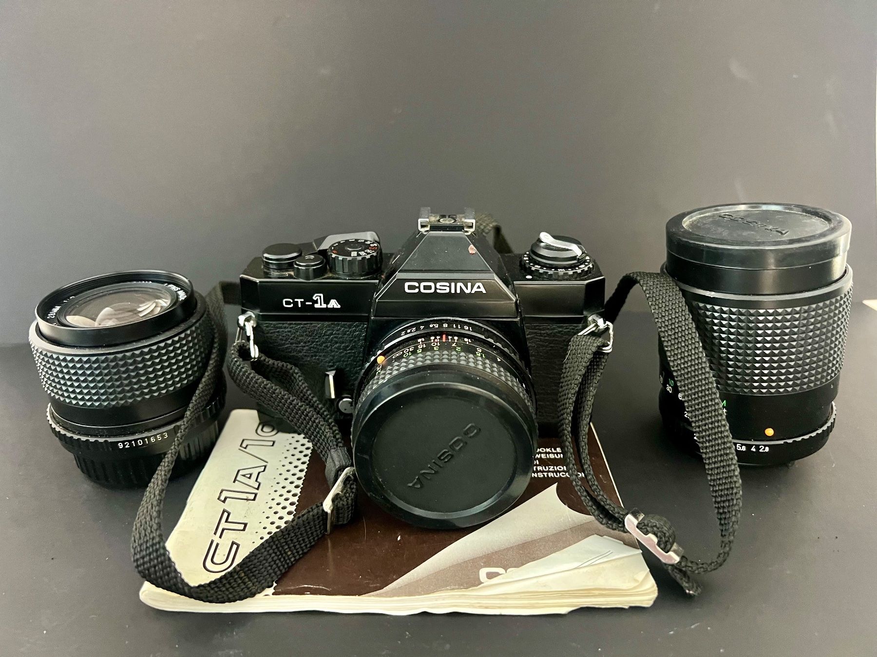 Fotocamera: Cosina CT-1A +mode d'emploi et 2 objectifs – Usato da Sion venduto da ROBY_ROBY_ROBY
