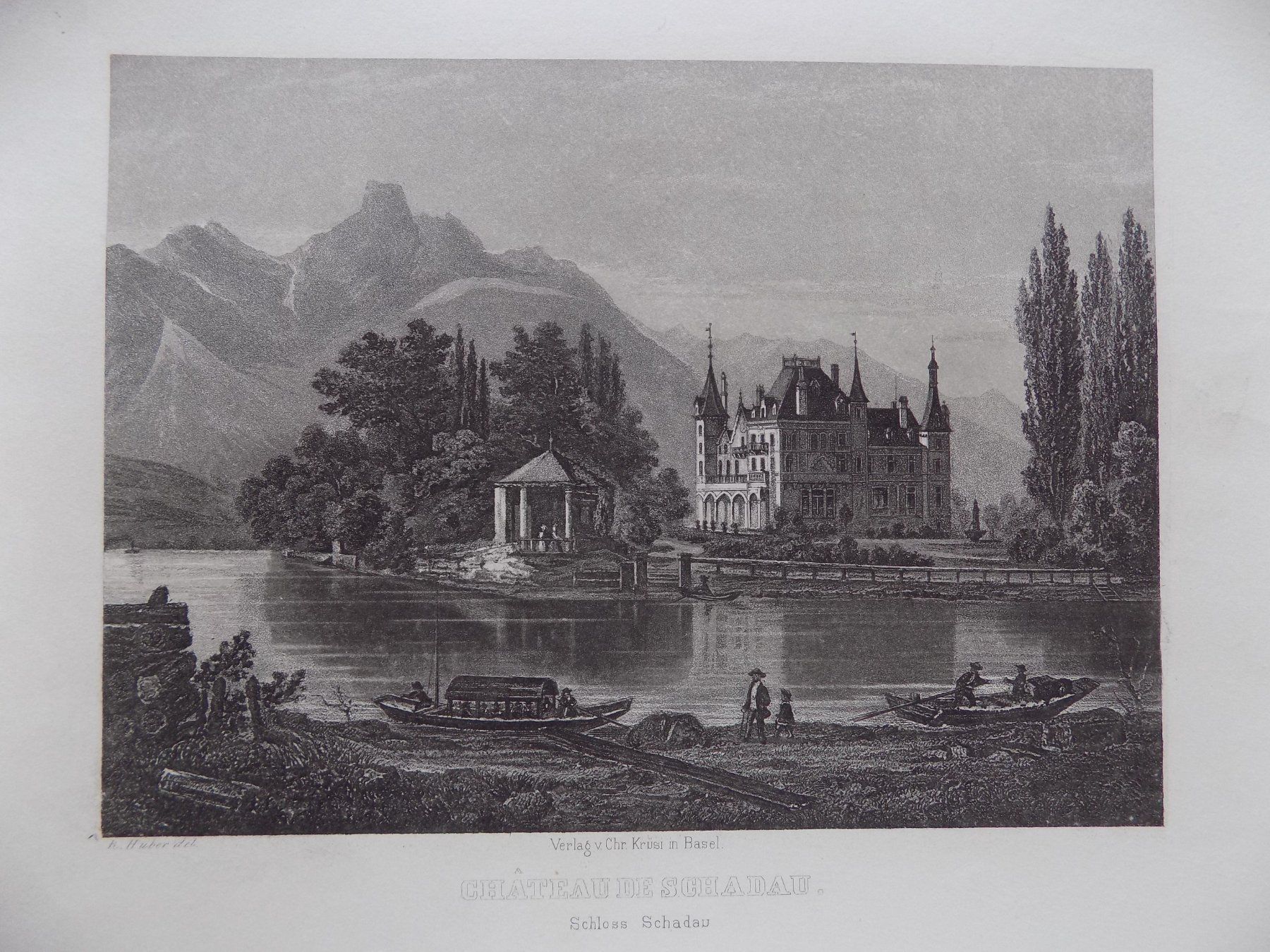 Stiche: Château de Schadau Schloss Thun – Gebraucht aus Risch von Rischli15 2