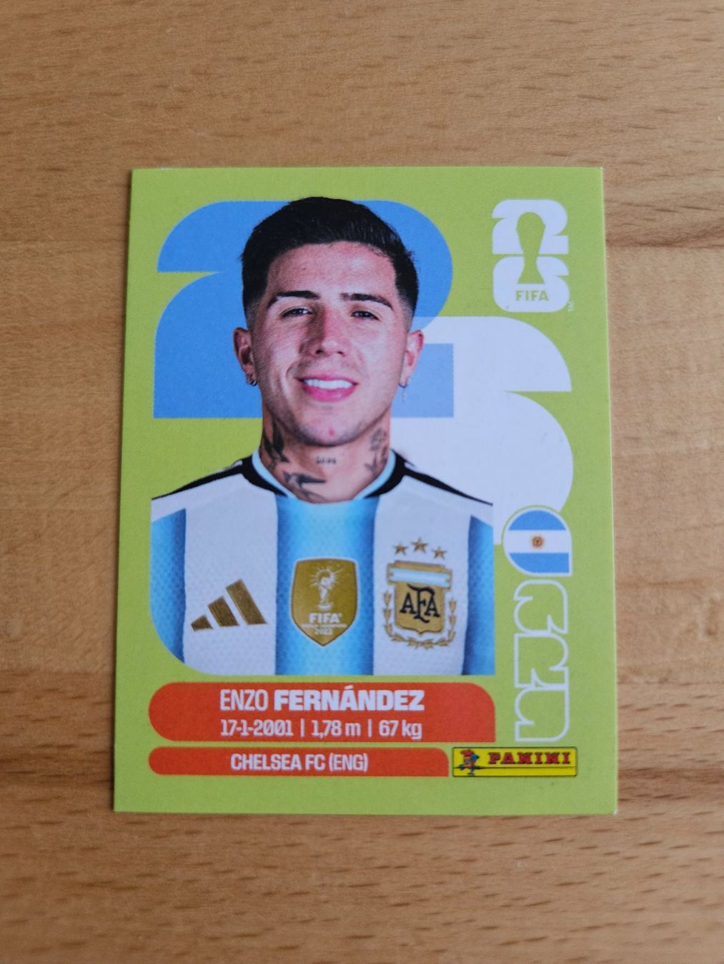 Panini Carte collezionabili: Panini WM 2026 ARG 8 – Nuovo (secondo la descrizione) da Winterthur venduto da melac