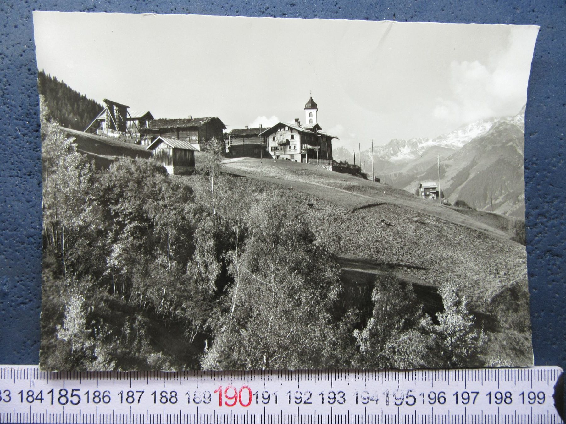 Cartoline postali: ST.MARTIN OBERSAXEN GR AK 1957 – Usato da Ettingen venduto da Hausi4711