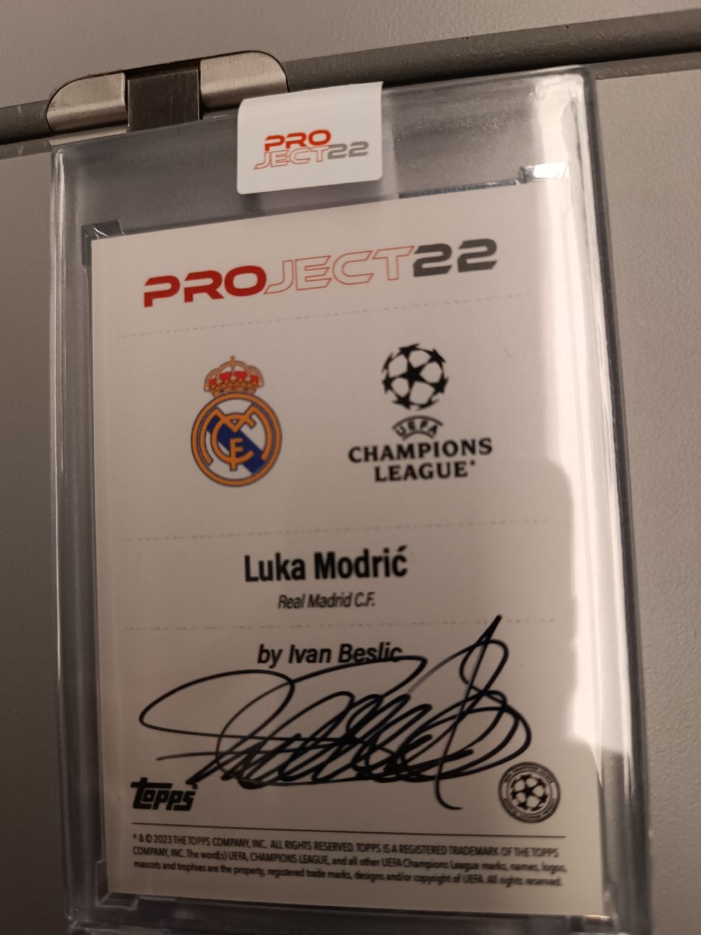 Topps Carte collezionabili: Topps Luka Modric Project 22 - Artist Proof signed by Ivan B – Nuovo (secondo la descrizione) da Zürich venduto da mar_zbs6 1
