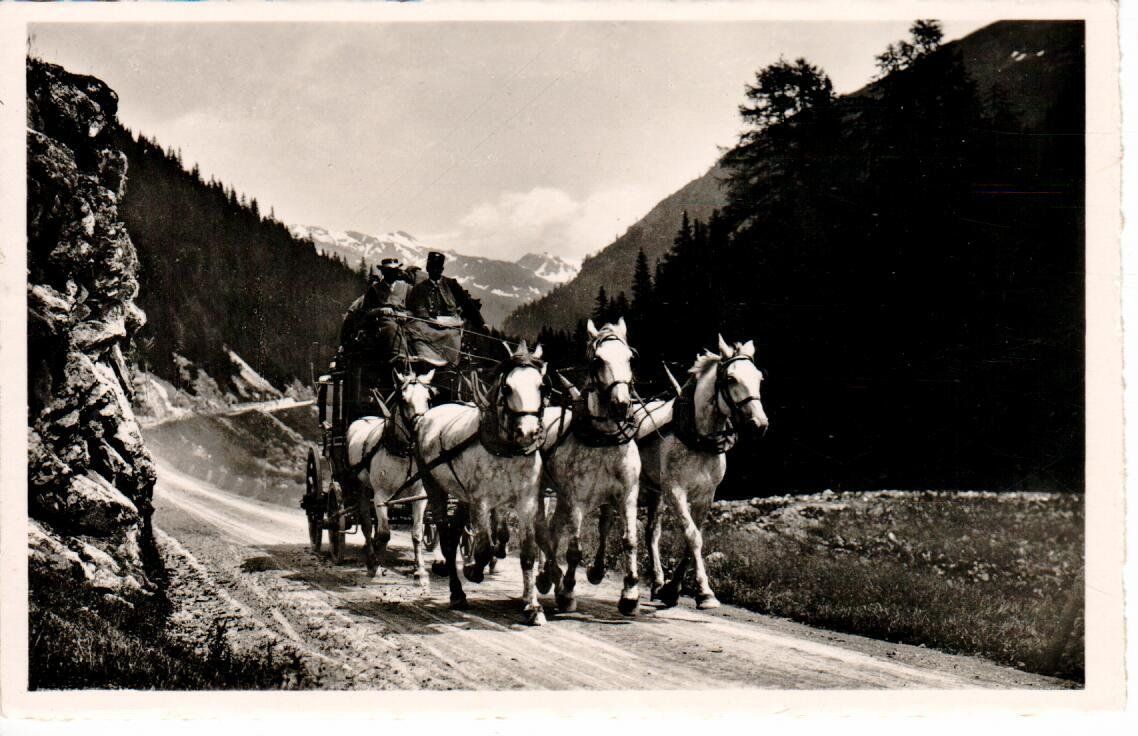 Cartoline postali: Davos Flüelapost – Usato da Wolhusen venduto da Curver9