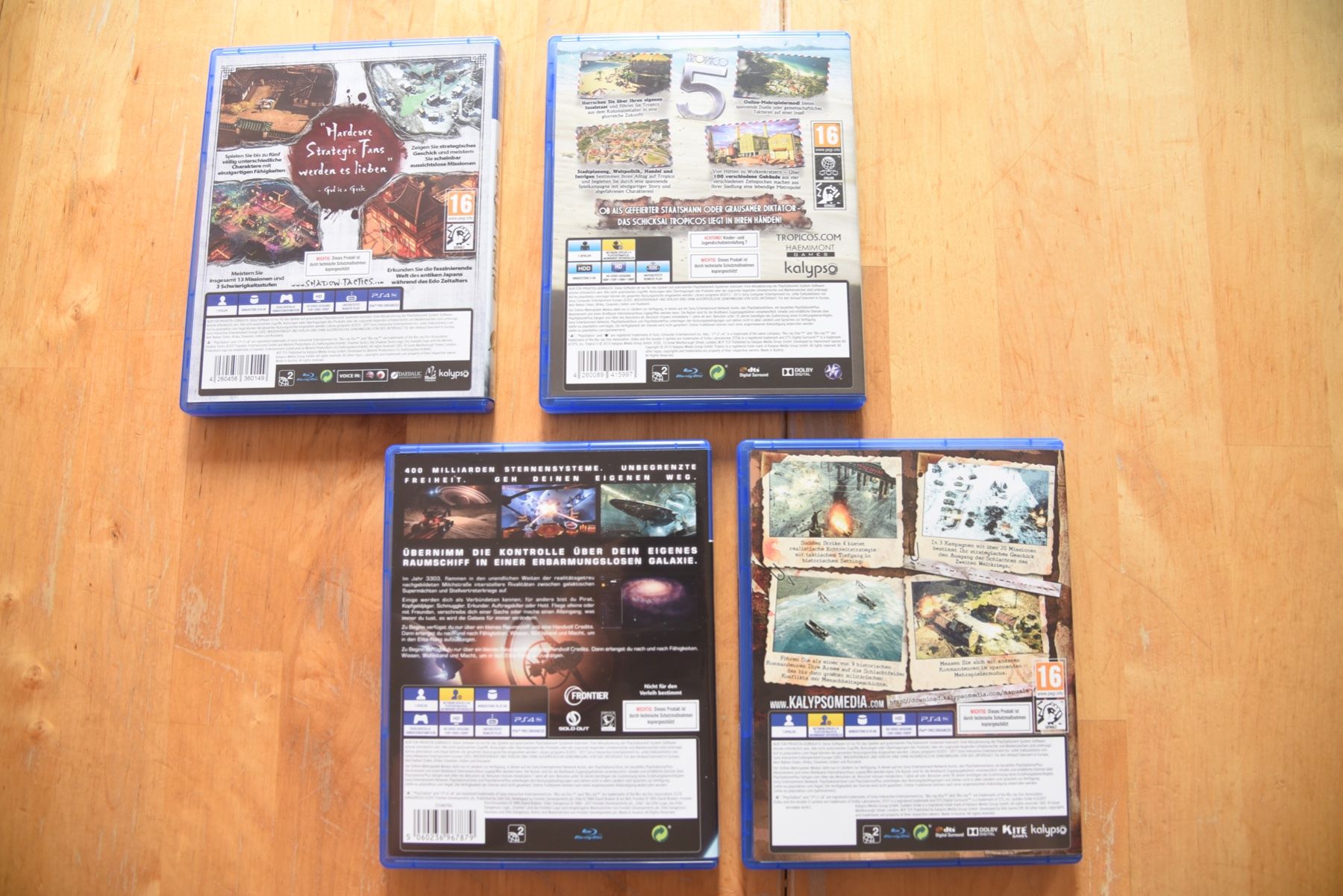 Giochi: Tropico5 + Shadow Tactics + Sudden Strike 4 + Elite – Usato da Frenkendorf venduto da gelbeZinnie 2