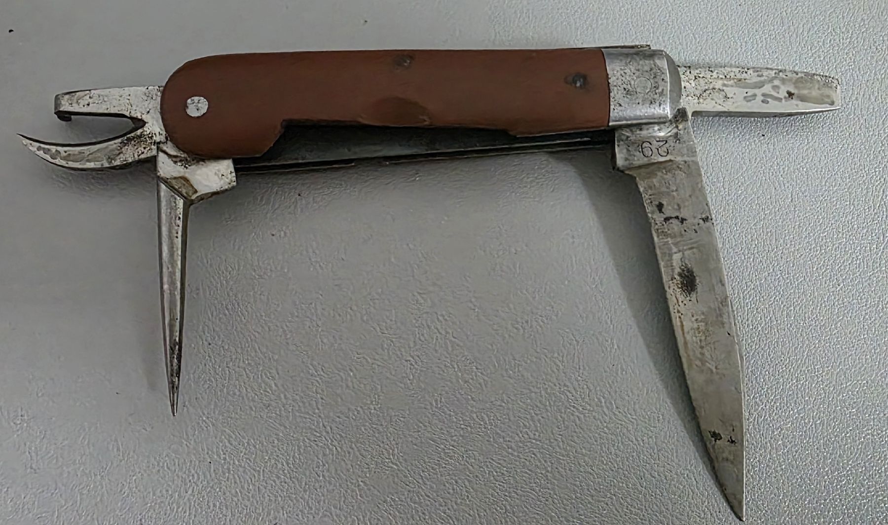 Schweizer Armee Coltelli tascabile: Wenger 1929 - 98 Jahre alte Messer – Usato da Niederuzwil venduto da 262305 3