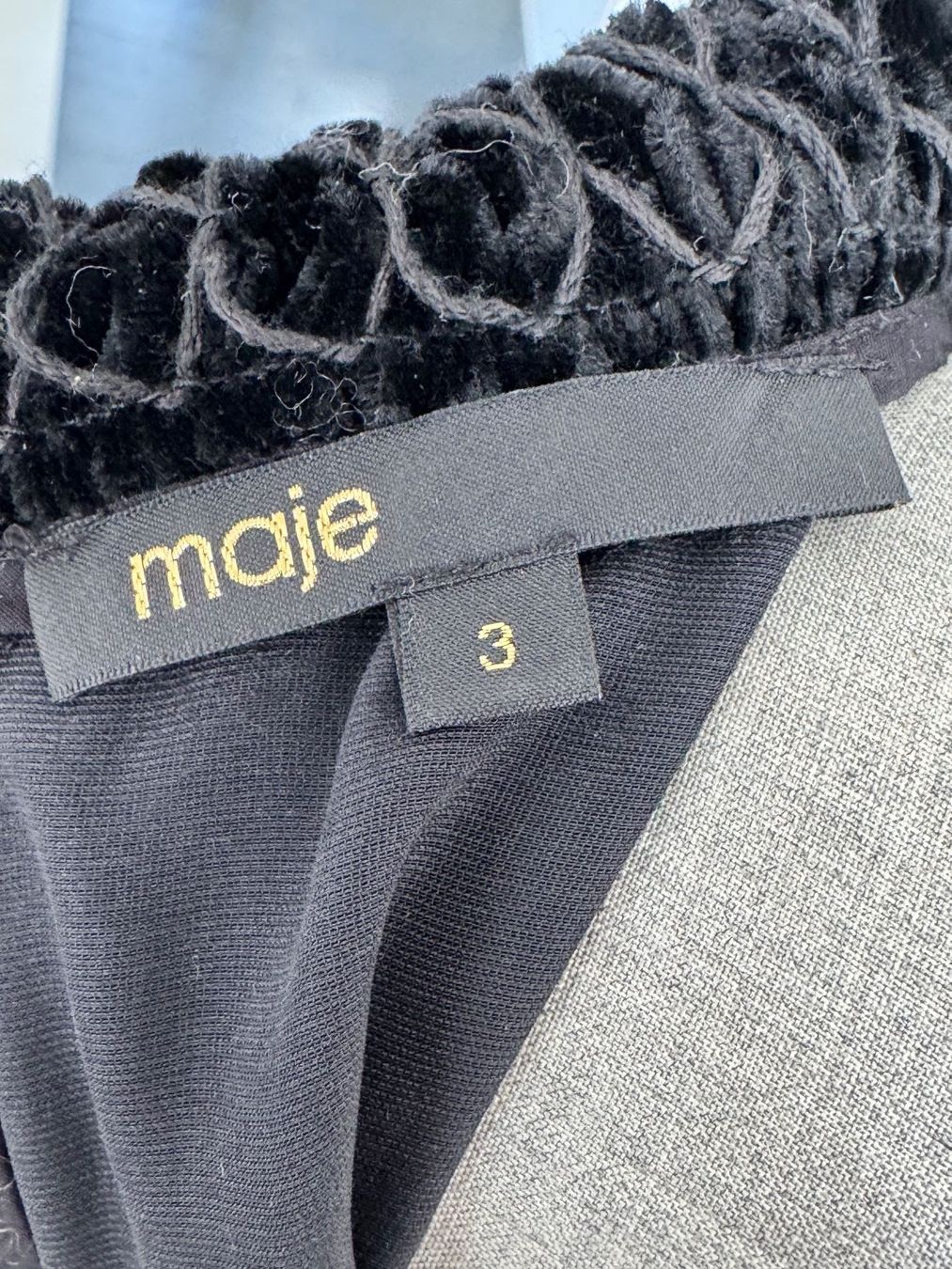 Maje Vestiti: Maje Samtkleid Grösse 3 – Nuovo (secondo la descrizione) da neerach venduto da Ywonder 4