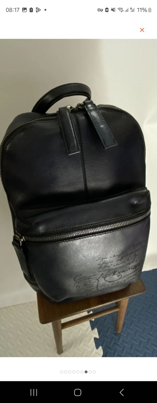 Berluti Sacs à dos: BERLUTI SCRITO BLUE BACKPACK – D'occasion à Zug par f_t_827r 6