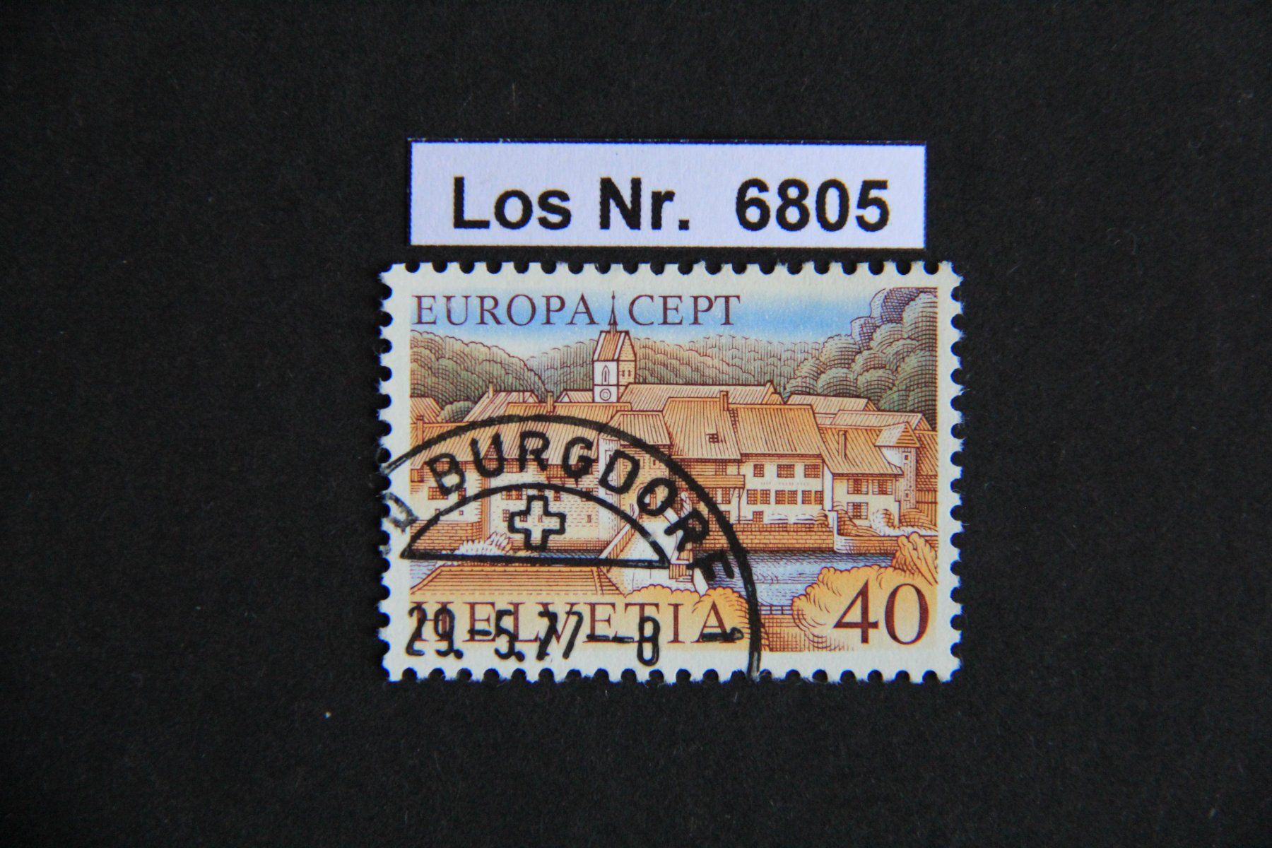 Tutti i francobolli: CH 1977 Ortstempel mit Datum                        Los 6805 – Usato da Volken venduto da jukon65