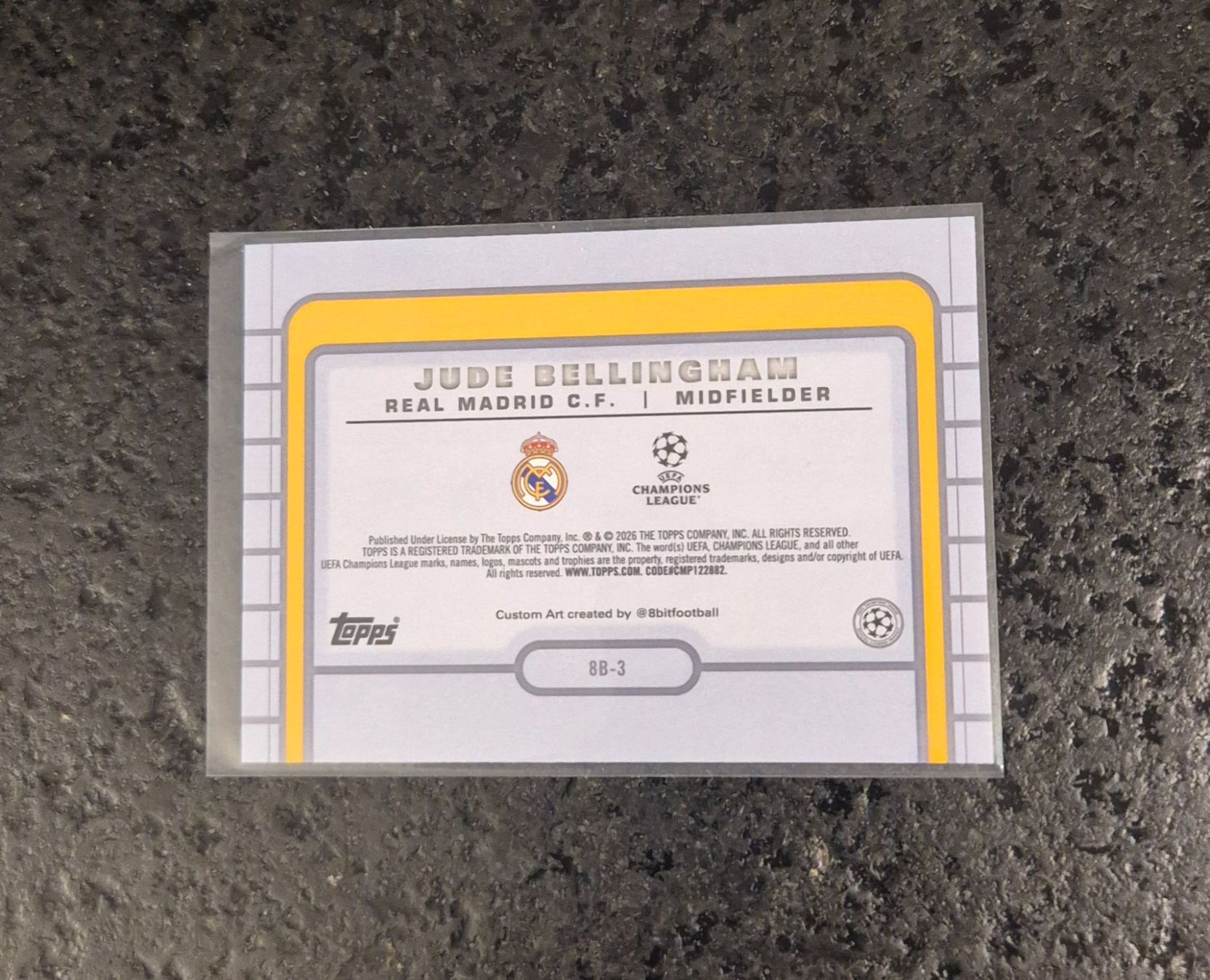 Topps Carte collezionabili: Jude Bellingham - 8 Bit - Real Madrid - Topps – Nuovo (secondo la descrizione) da Burg AG venduto da Danoe 1