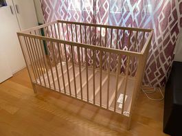 IKEA SNIGLAR Kinderbett mit hochwertiger Matratze + Zubehör