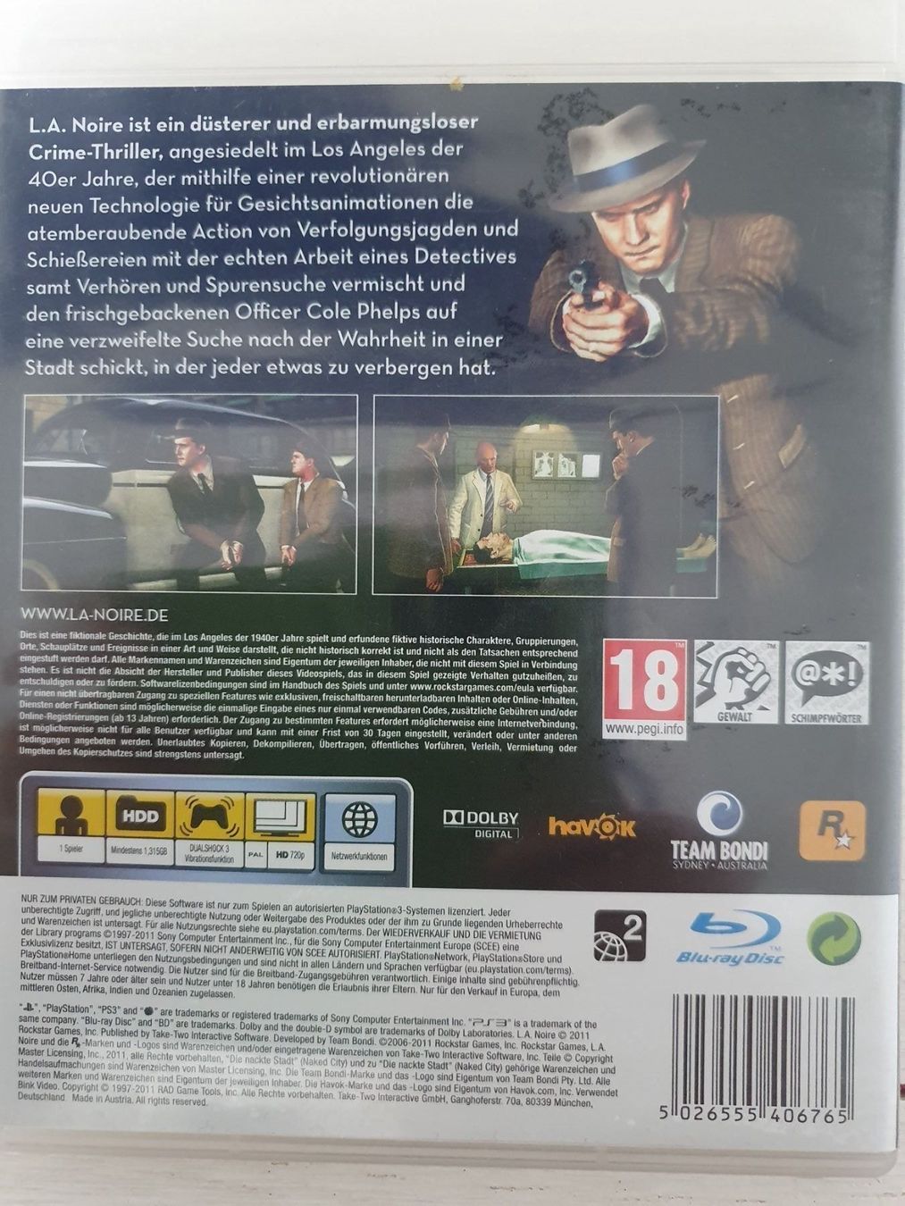 Sony Giochi: PS3 L.A. Noire – Usato da Eiken venduto da Lashar 1