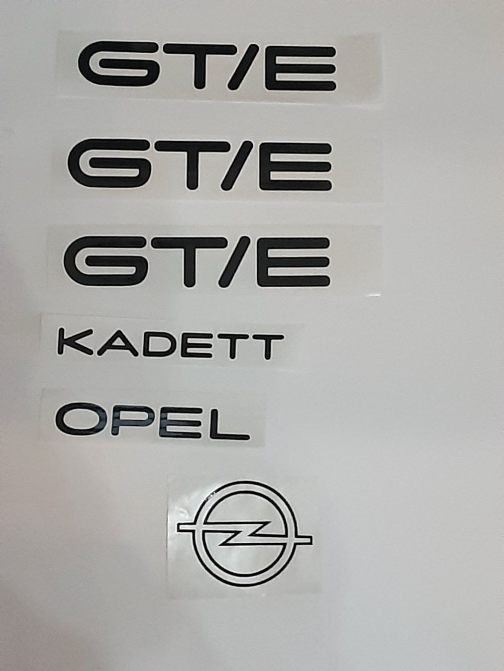 Sticker: Aufkleber Opel Kadett C  GT/E – Nuovo (secondo la descrizione) da Lodrino venduto da gtv79