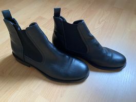 Bottines cuir noir Navyboot