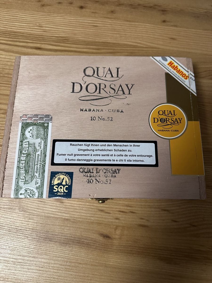 Sigari: Quai d' Orsay No. 52 – Usato da Neuendorf venduto da connoisseur