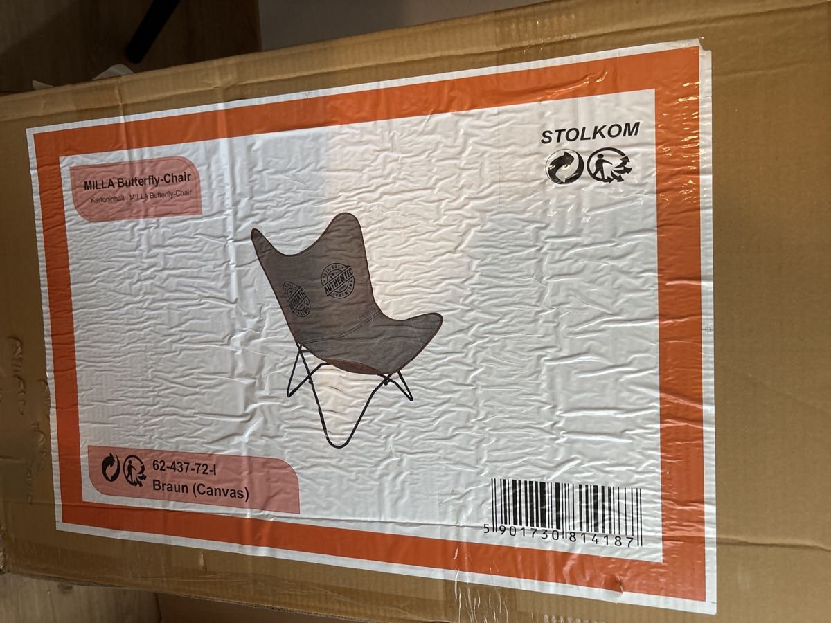 Sessel: Milla Butterfly chair – Neu und originalverpackt aus Winterthur von gorrion2000 2