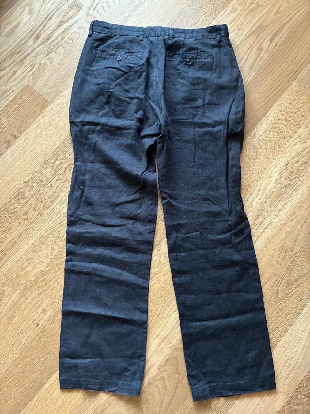 Pantaloni: Leinenhose in Dunkelblau – Usato da Kloten venduto da Anouk.krks 1